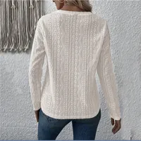Hollow Long Sleeve Shirt – Image 4