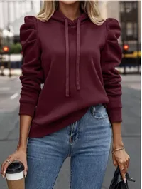 Puff Sleeve Statement Hoodie – Image 5