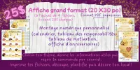 Affiche grand format (20po x 30po) – Image 1
