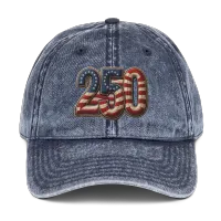 USA 250 | 250 Vintage Cotton Twill Cap – Image 4