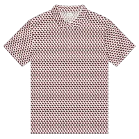 Men’s Fitted State of Texas Polo in Maroon – Image 5