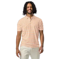 Men’s Fitted State of Oklahoma Polo in Orange – Image 4