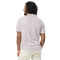Men’s Fitted State of Florida Polo in Blue & Orange – Image 4