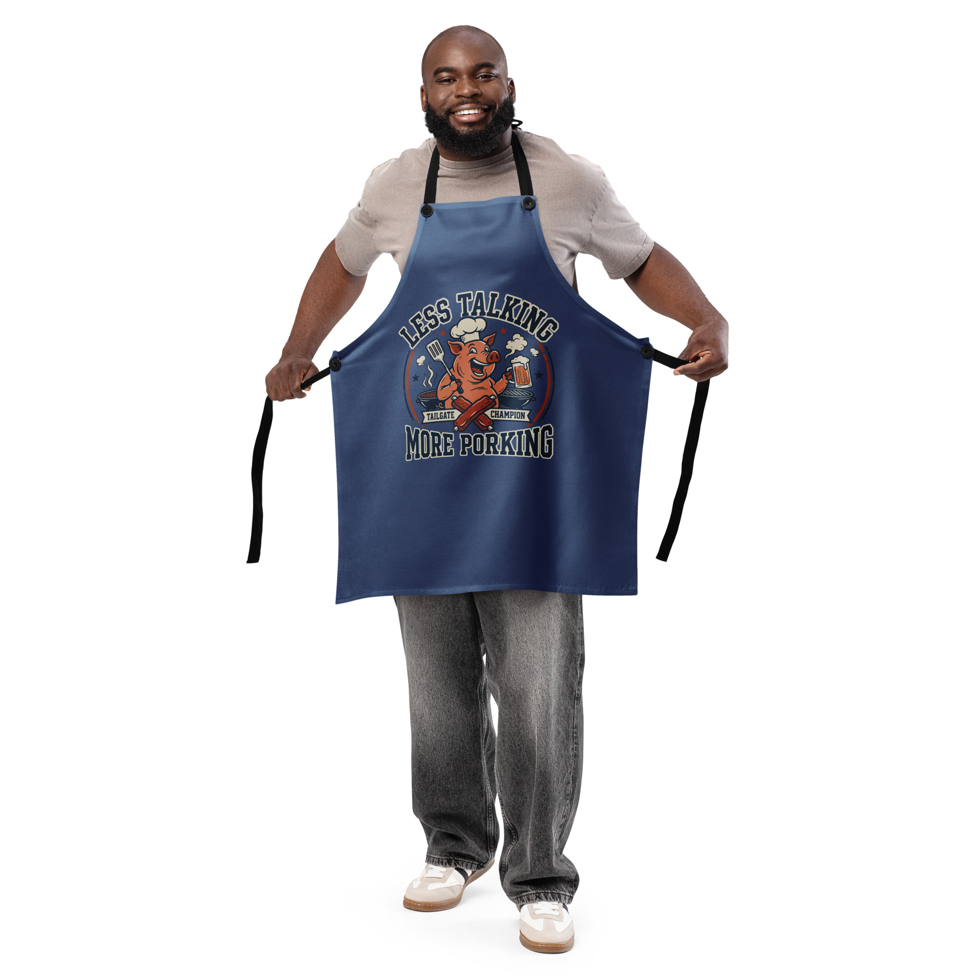 'Less Talking, More Porking' Apron – Image 3