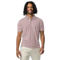 Men's Fitted State of Ohio Polo in Scarlet & Gray – Image 3
