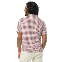 Men's Fitted State of Ohio Polo in Scarlet & Gray – Image 5