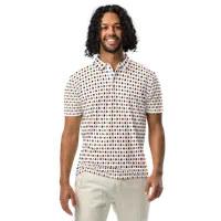 Men’s Fitted State of Alabama Polo in Auburn Blue and Orange – Image 3