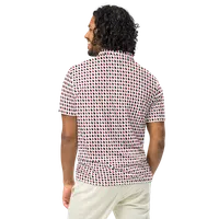 Men’s Fitted State of Georgia Polo in Bulldog Red and Black – Image 5