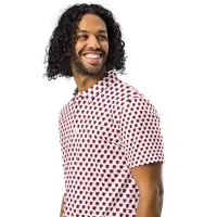 Men’s Fitted State of Arkansas Polo in Cardinal Red – Image 4