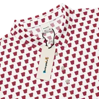 Men’s Fitted State of Arkansas Polo in Cardinal Red – Image 1