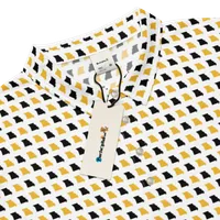 Men’s Fitted State of Missouri Polo in Black and Gold – Image 1