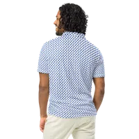 Men’s Fitted State of Kentucky Polo in Wildcat Blue – Image 6