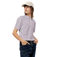 Men’s State of Mississippi Polo in Powder Blue and Red – Image 4