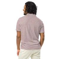 Men’s Fitted State of Mississippi Polo in Maroon – Image 6
