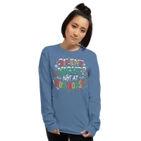 Silent Night Unisex Long Sleeve Tee – Image 8