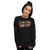Don't Stop Believin' Unisex Long Sleeve T-shirt – Image 10