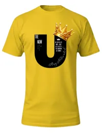 NUW U CLASSIC T-SHIRTS – Small, Yellow