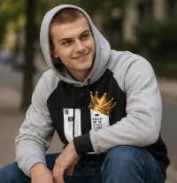 NUW U HOODIES – Small, Black/Grey