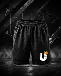 NUW U JERSEY SHORTS – Black
