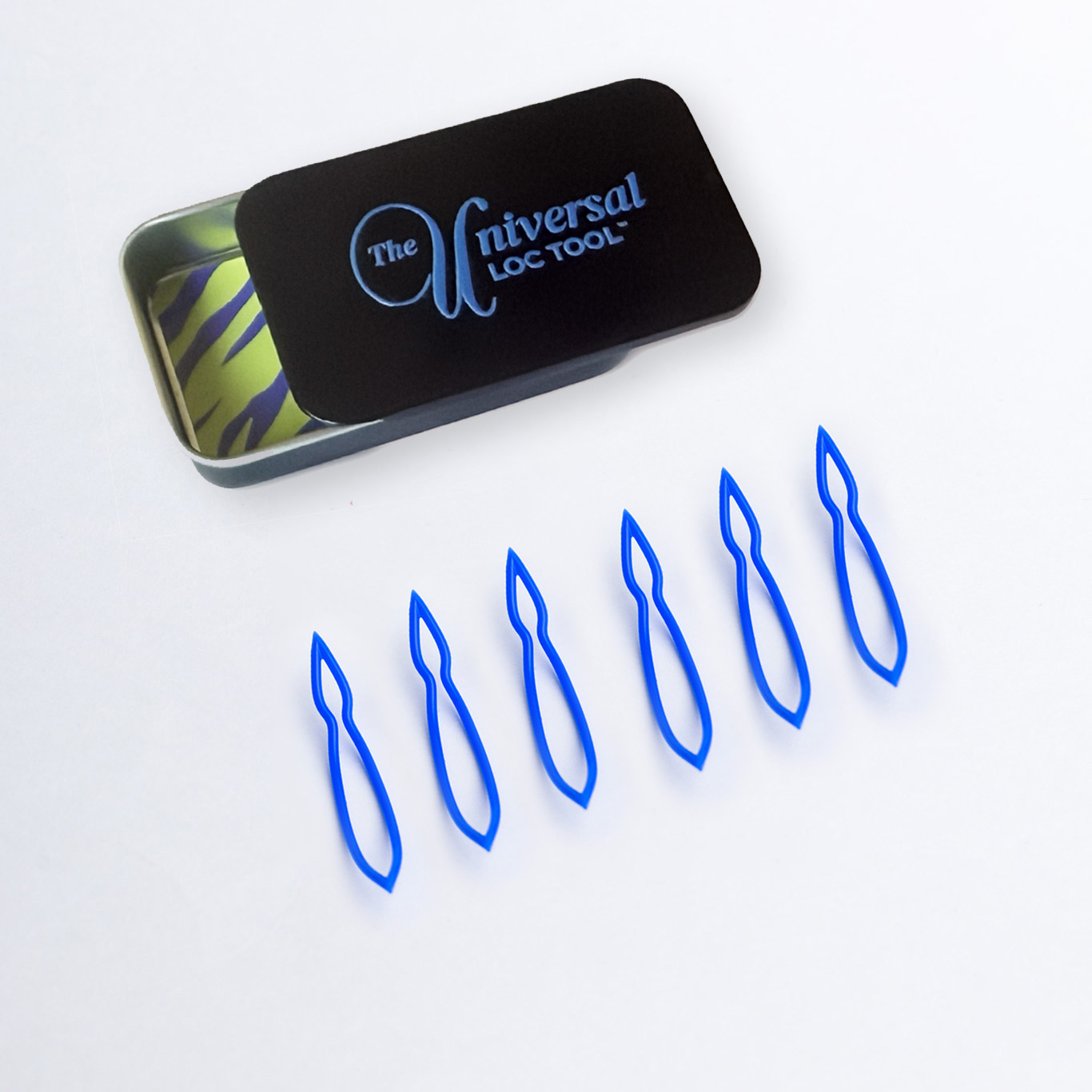 Pro Pack: 6  Universal Loc Tools - SM 1.5”; MD 2” & LG 2.5” – Blue, Small