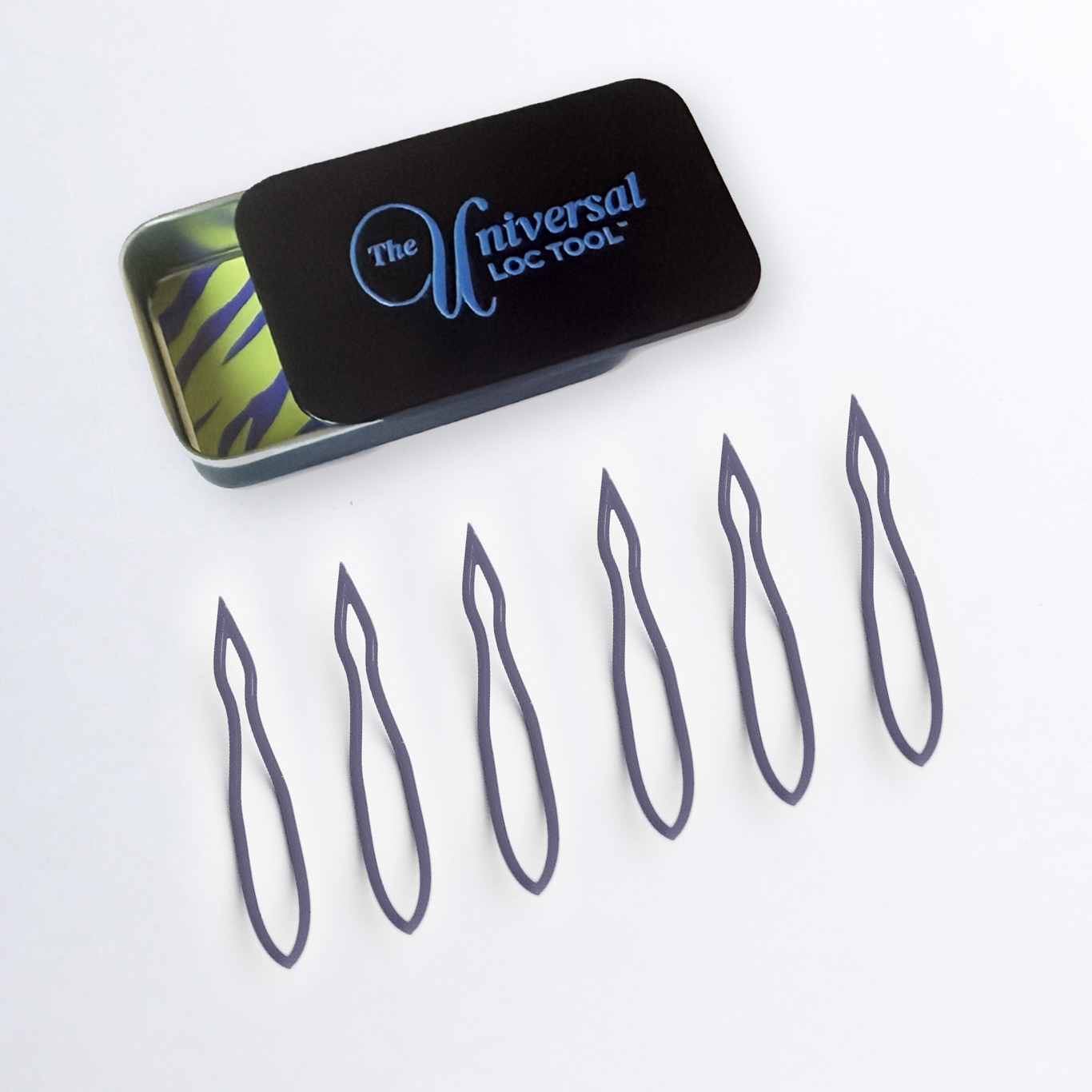 Pro Pack: 6  Universal Loc Tools - SM 1.5”; MD 2” & LG 2.5” – Gray, Large 