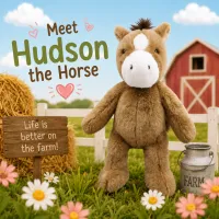 Petite Vous Hudson the Horse Soft Toy – Image 2