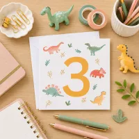 Greeting Card - Dinosaur Birthday 3 – Image 1