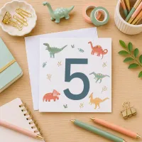 Greeting Card - Dinosaur Birthday 5 – Image 1