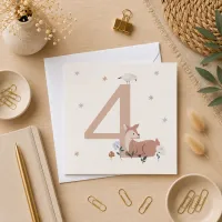 Petite Vous Greeting Card - Birthday 4 Deer  – Image 1
