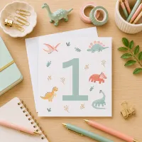 Greeting Card - Dinosaur Birthday 1 – Image 1