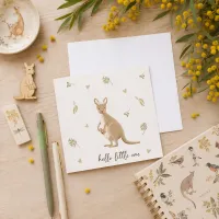 Greeting Card - Hello Little One Kangaroo – Image 1