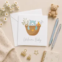 Greeting Card - Welcome Baby Bear – Image 1