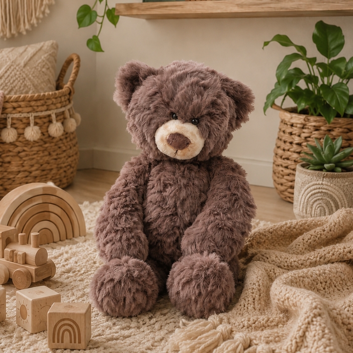 Bruno the Chocolate Bear Plush Soft Toy – Image 3