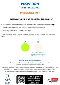 Proviron – Presence (Oral) – Image 2