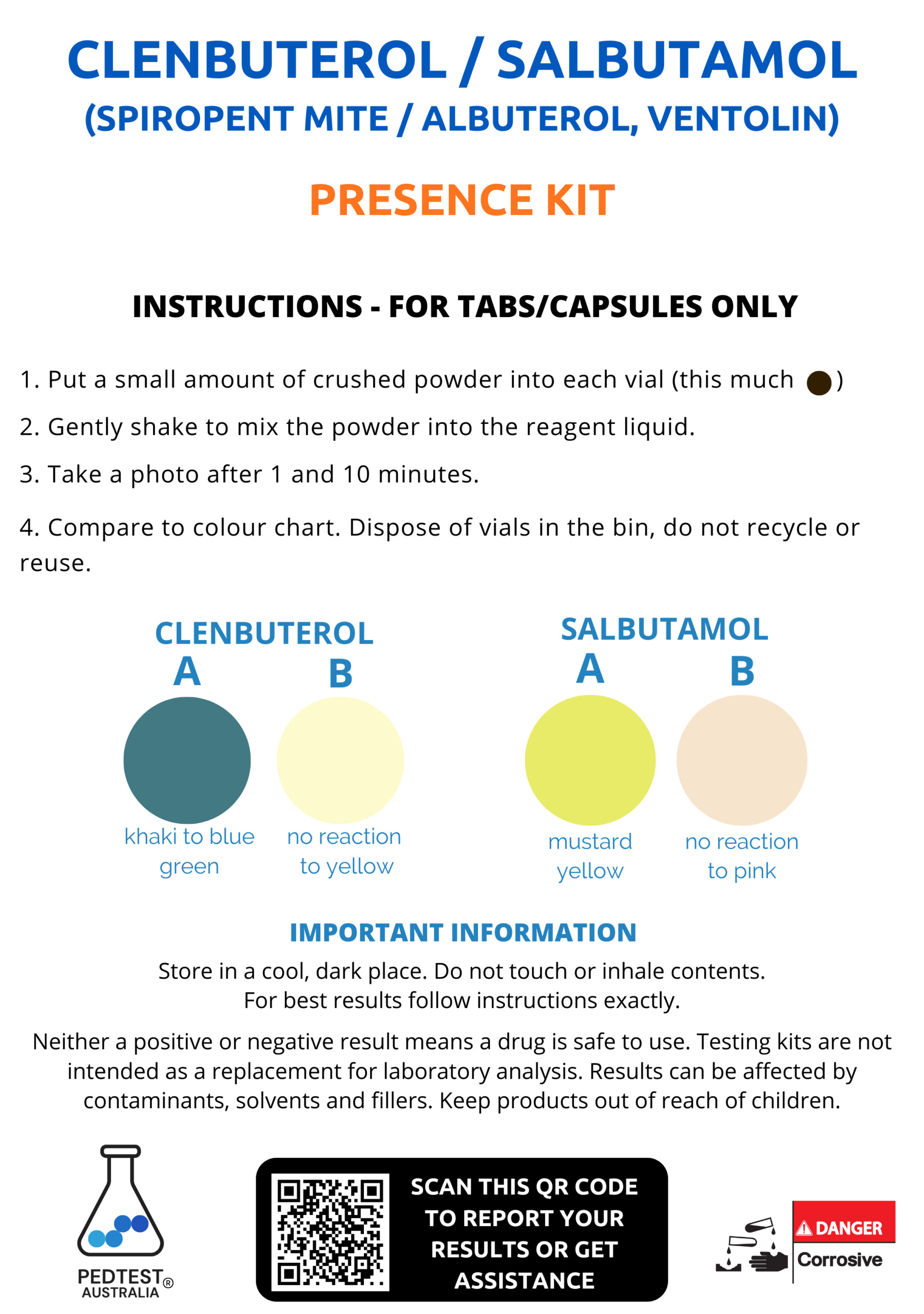 Clenbuterol – Presence (Oral) – Image 2