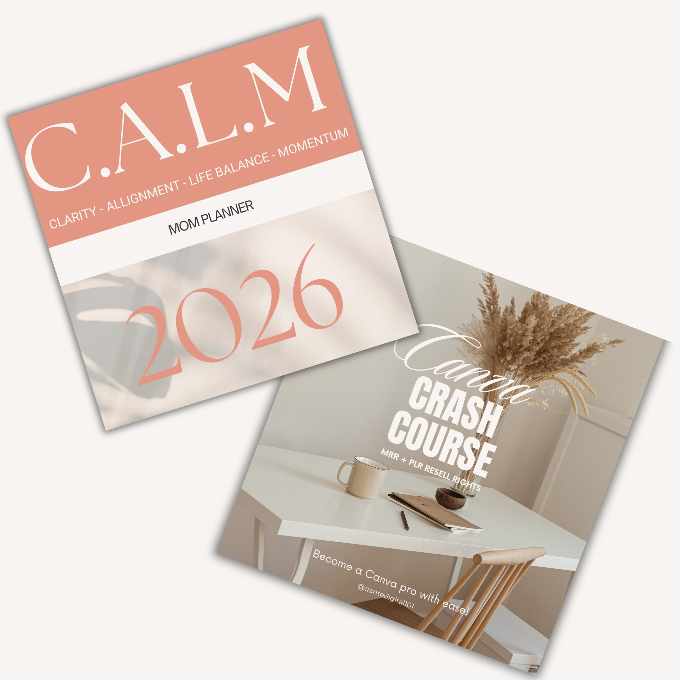 Canva Crash Course / CALM Mom Planner Bundle – Image 1