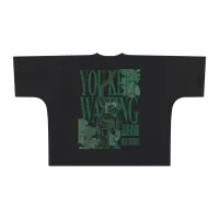 chisel boxy tee - green edition – Black, XL