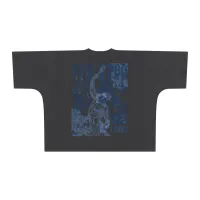 chisel boxy tee - blue edition – Charcoal, XS