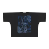 chisel boxy tee - blue edition – Black, XL
