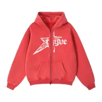 rhyvestar hoodie - zip-up – XL, Red