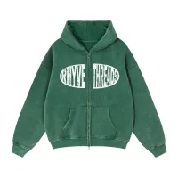 insignia hoodie - zip-up – XL, Green