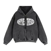 insignia hoodie - zip-up – Small, Black