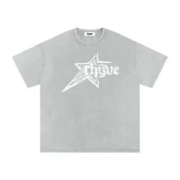 rhyvestar - vintage tee – Medium, Light Gray