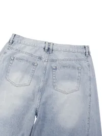 barebones blue - barrel leg jeans – Image 6