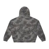 leopard print hoodie (VELVET) - zip-up – Image 4