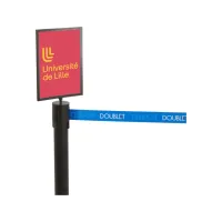 Documenthouder voor afzetpaal Linea - Staand formaat – Image 2