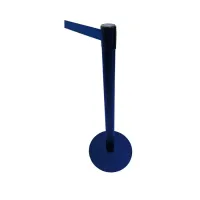 Geleidingspaal Slim Plus blauw met riem - Crowd control – Image 1