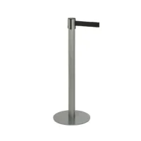 Geleidingspaal Slim Plus gehamerd grijs met riem – Image 1