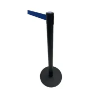 Geleidingspaal Slim Plus zwart met riem - Crowd control – Image 2
