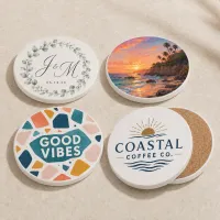Ceramic Circle Coaster 3.5" – Image 3